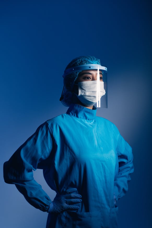 Doctor in Complete Personal Protective Equipment